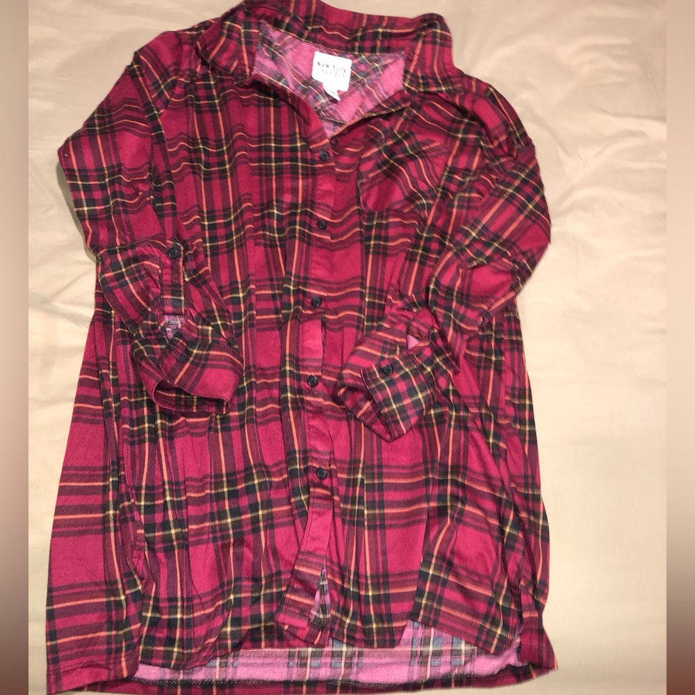 Womens plaid shirt